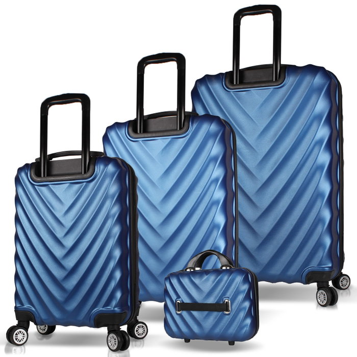 Zoozie Bags Juego de maletas de 4 piezas Azul oscuro